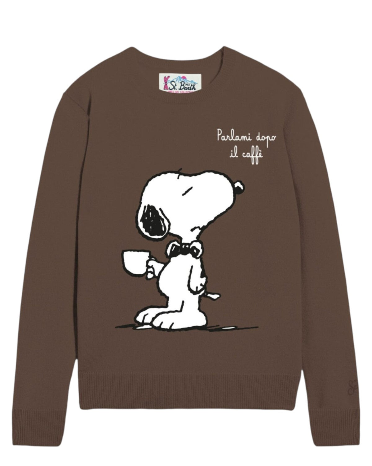 Maglione Snoopy in misto cashmere-Mc2 Saint Barth-Maglieria-Vittorio Citro Boutique