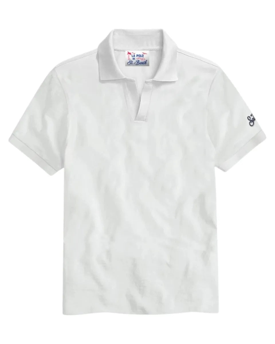 Polo Uomo Charles in Piqué di Cotone-Mc2 Saint Barth-Polo-Vittorio Citro Boutique