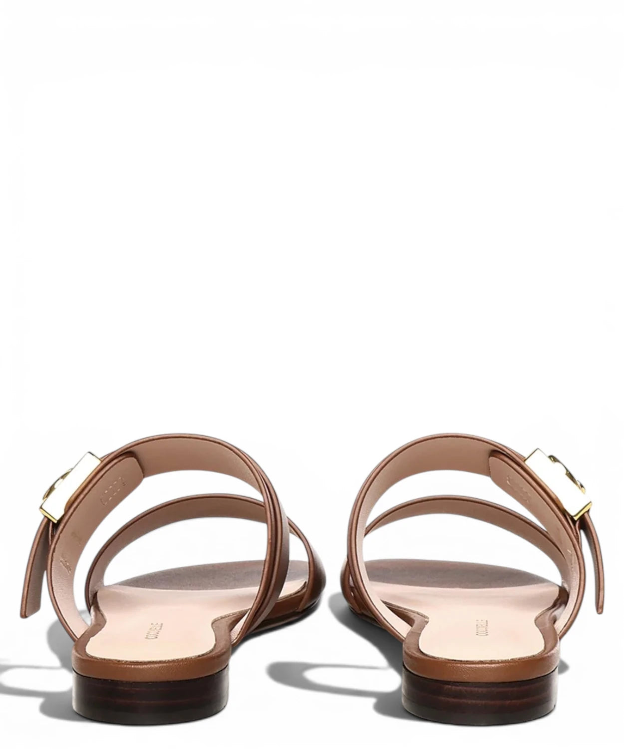 Sandali Flat Coccinelle C-Me Lock in Pelle