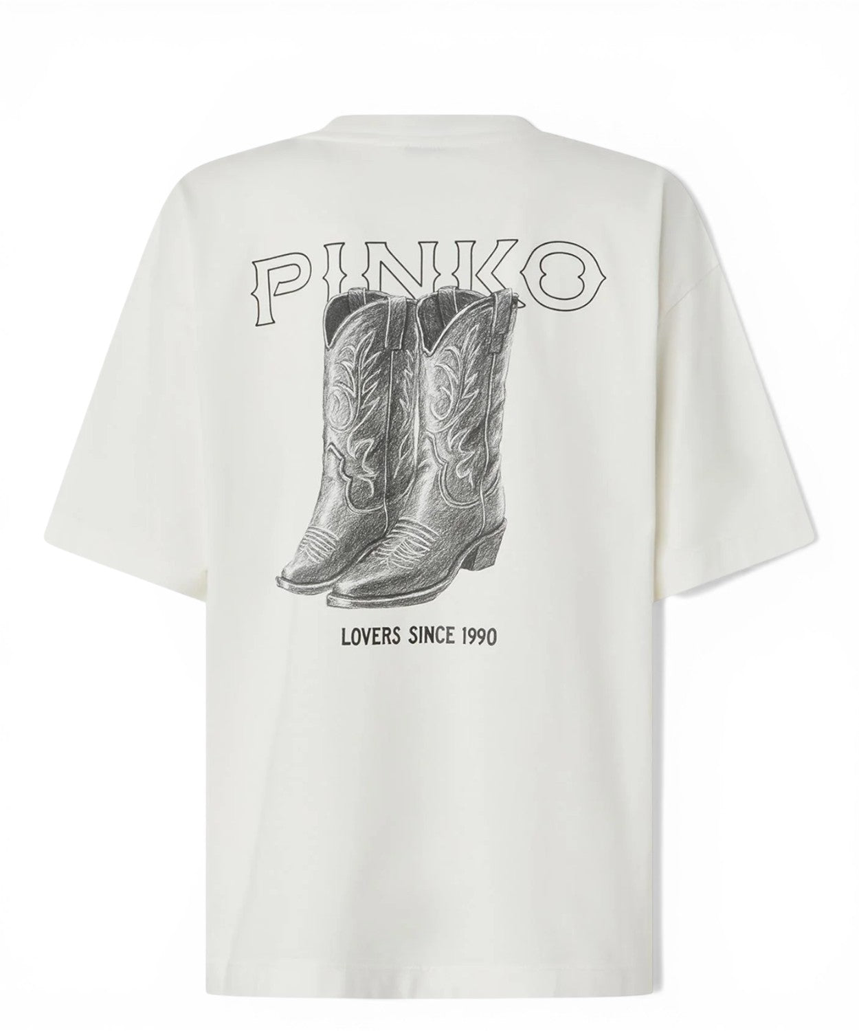 T-shirt Pinko Carmagnola con logo vintage Texas
