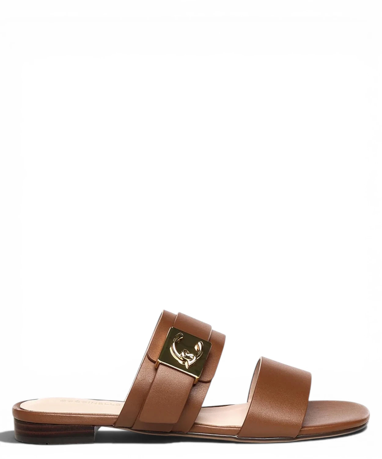 Sandali Flat Coccinelle C-Me Lock in Pelle