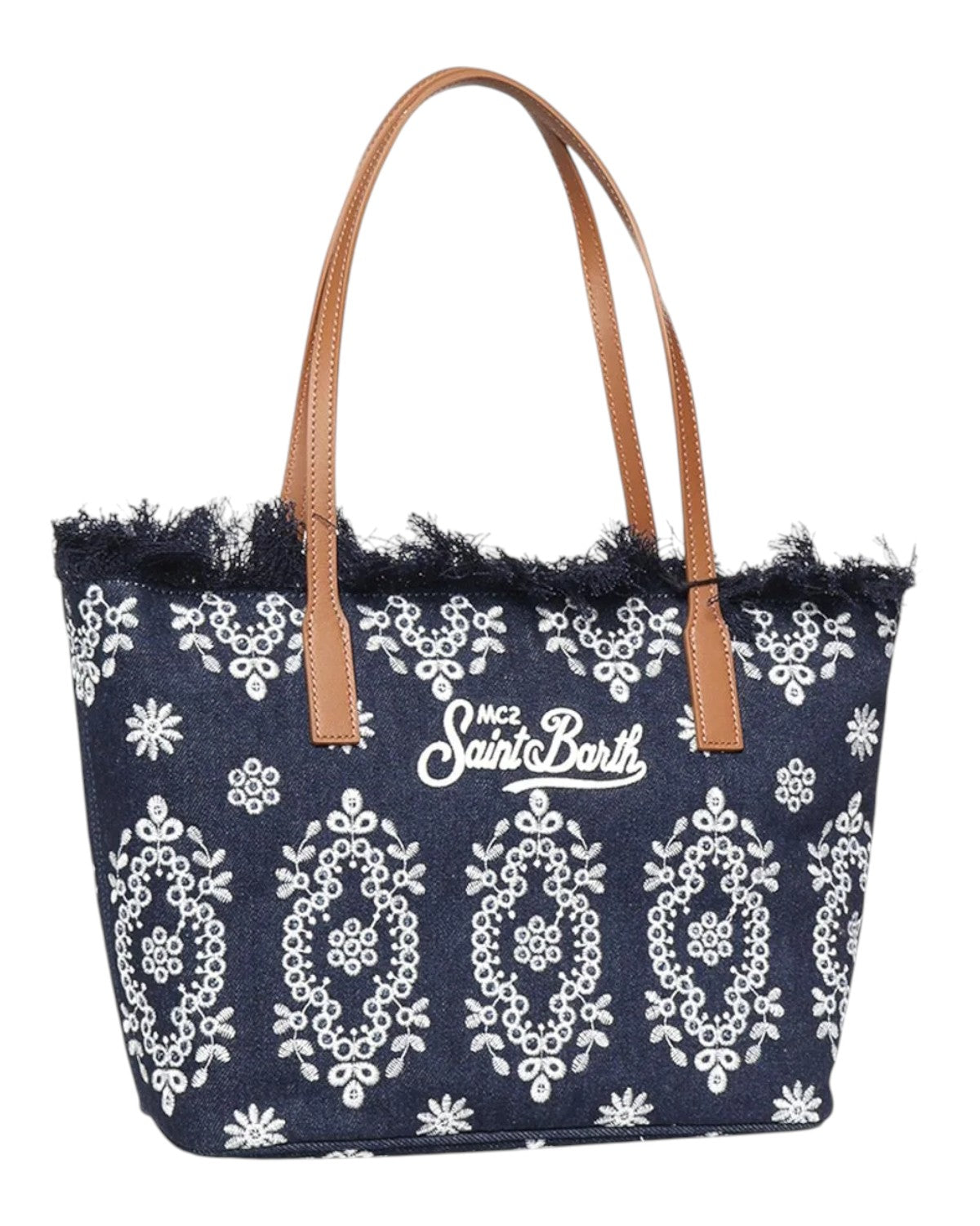 Bolso Shopper City Medium Sangallo con Flecos y Cremallera