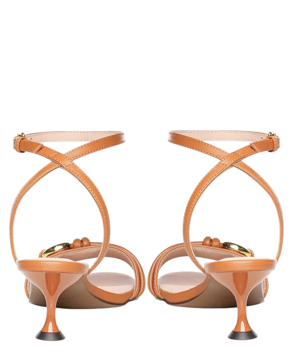 Sandaler Coccinelle Finn i læder - Hæl 60 mm og rem