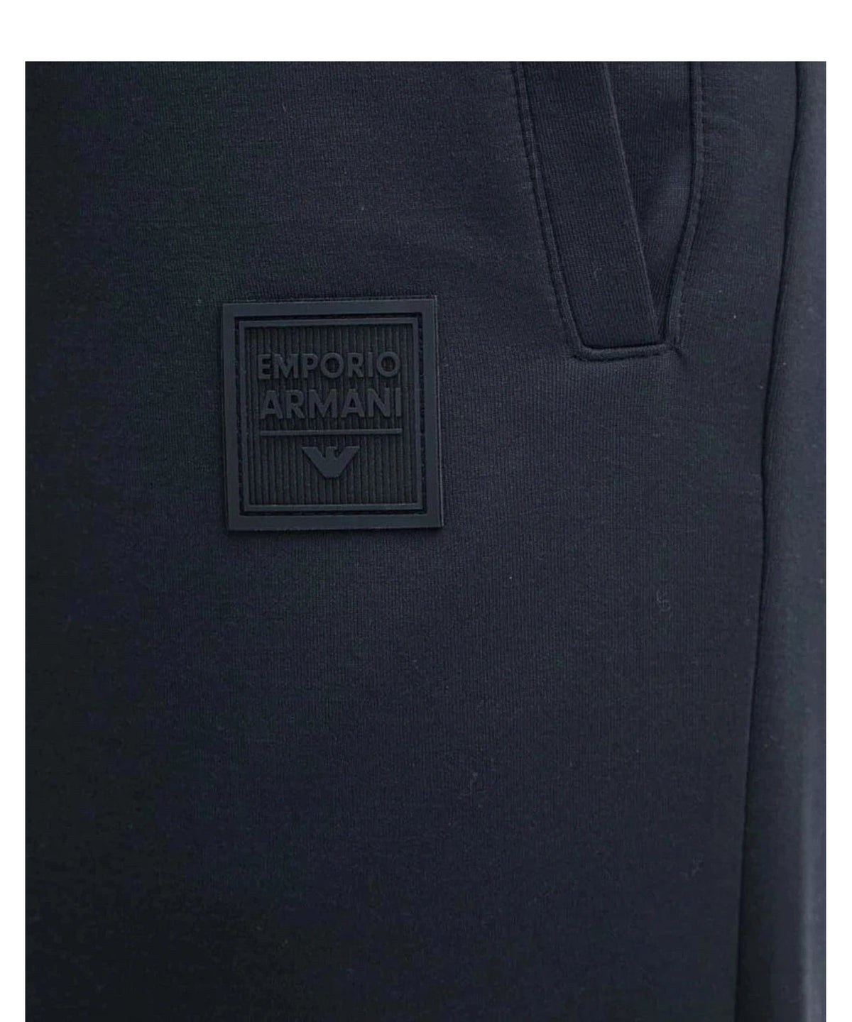 Tuta Sportiva con Applicazione Logo in Jersey-Emporio Armani-Tuta-Vittorio Citro Boutique
