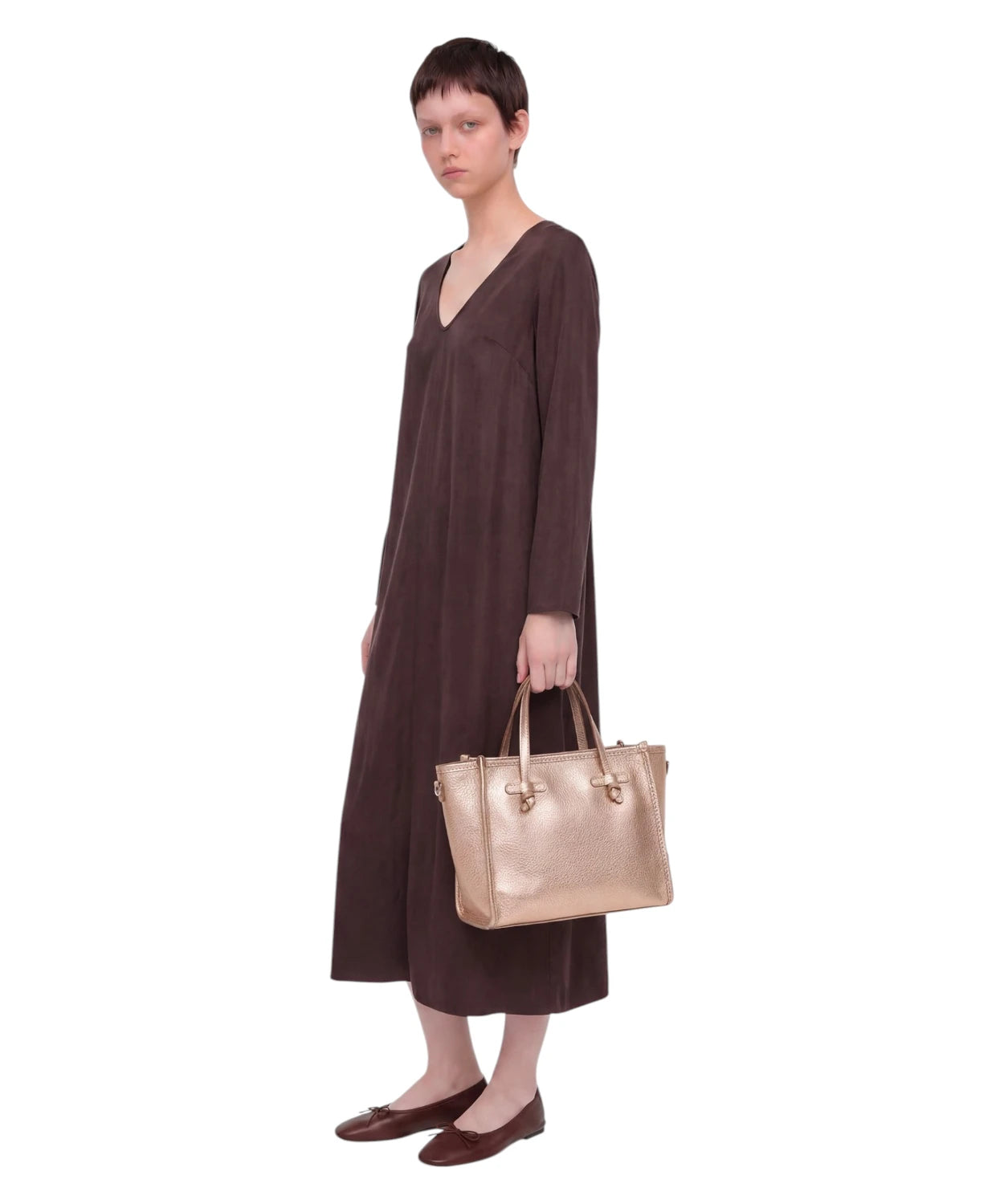 Borsa Miss Marcella 32 Gianni Chiarini in Double Grana leer met schouderriem