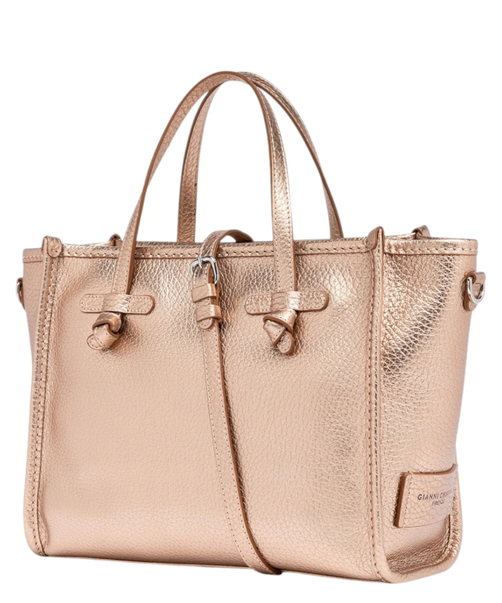 Borsa Miss Marcella 32 Gianni Chiarini i dobbelt kornet læder med skulderrem