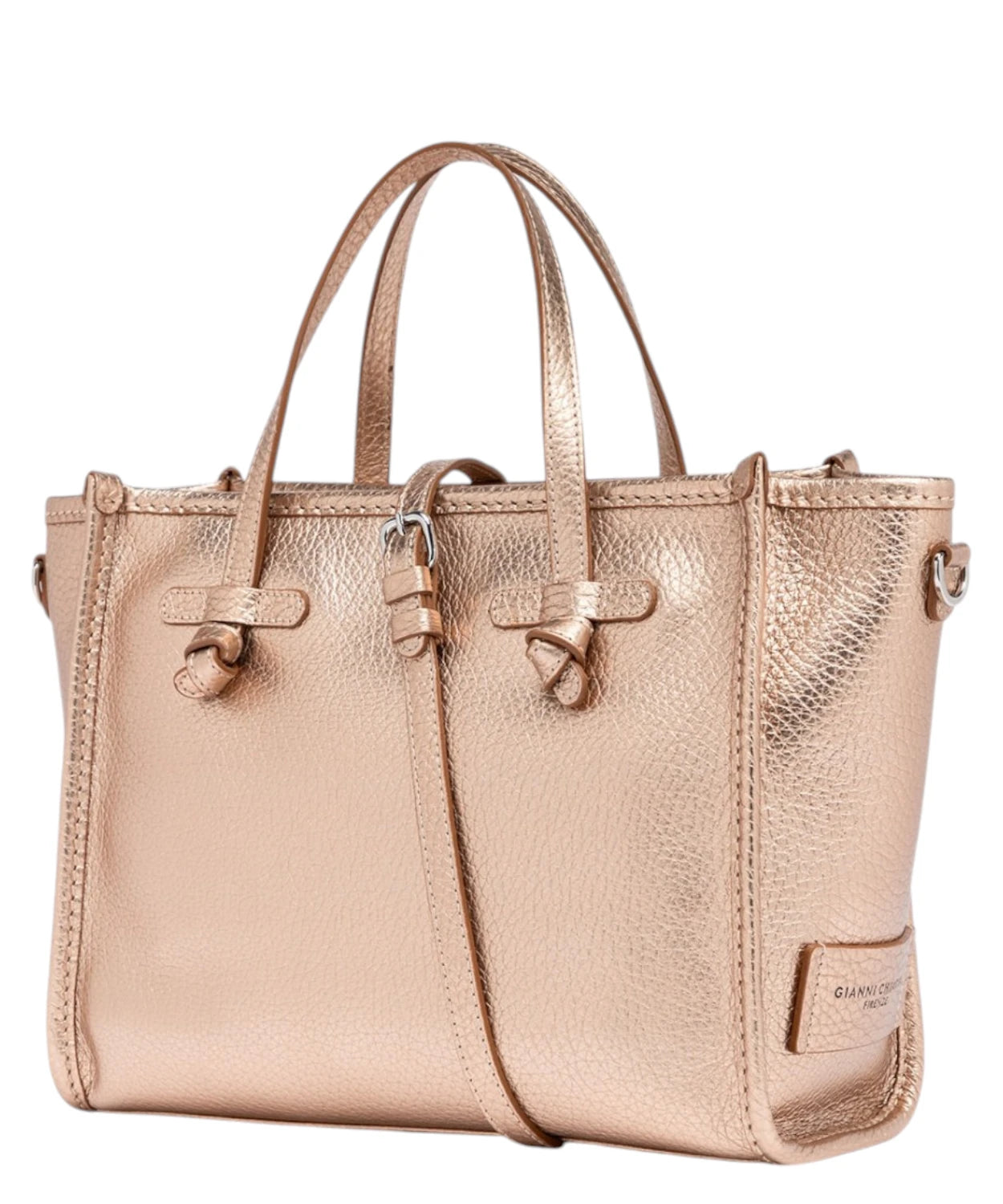 Borsa Miss Marcella 32 Gianni Chiarini in Double Grana leer met schouderriem