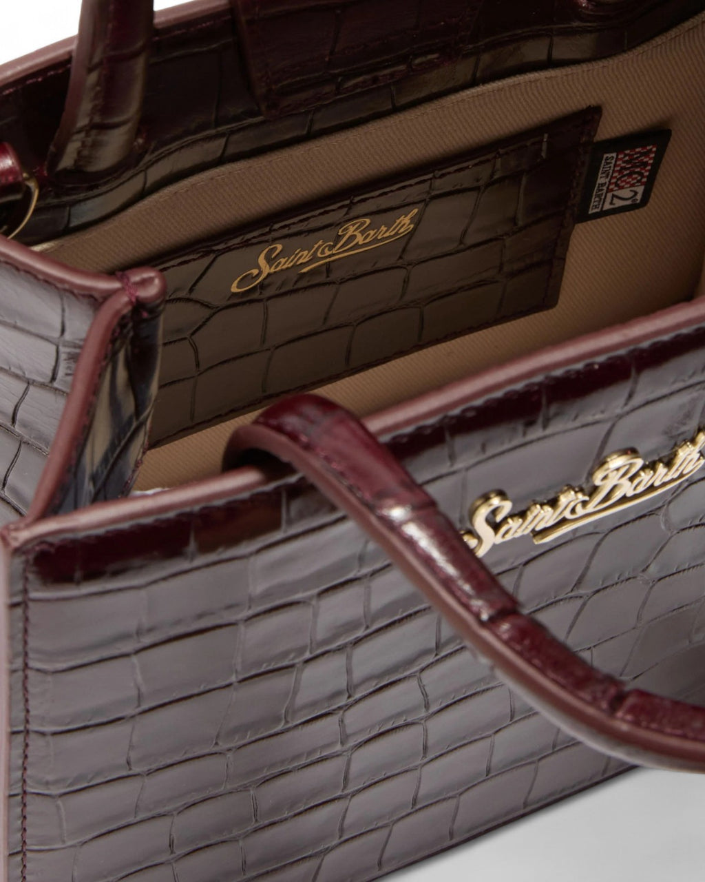 Shop Bag Mini in Pelle Stampa Cocco con Tracolla-Mc2 Saint Barth-Borse a spalla-Vittorio Citro Boutique