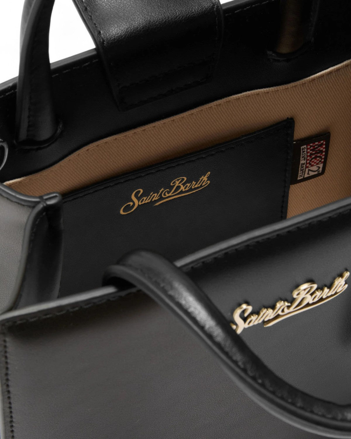 Shop Bag Mini in Pelle con Tracolla Removibile-Mc2 Saint Barth-Borse a mano-Vittorio Citro Boutique