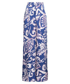 Pantaloni ampi in crêpe fantasia floreale a vita alta-Beatrice B-Pantaloni-Vittorio Citro Boutique