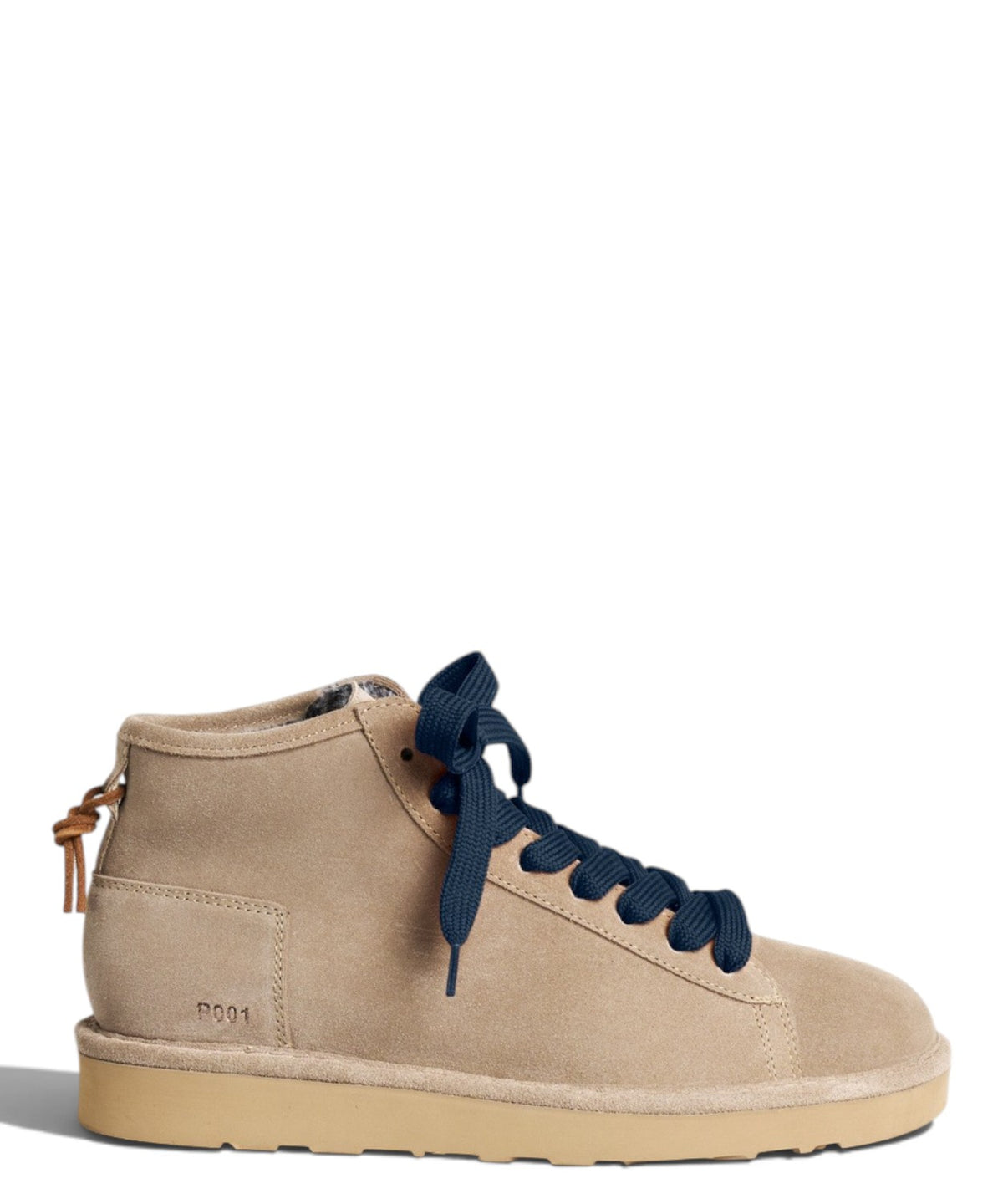 Polacchino Uomo P001 in Camoscio e Faux Fur
