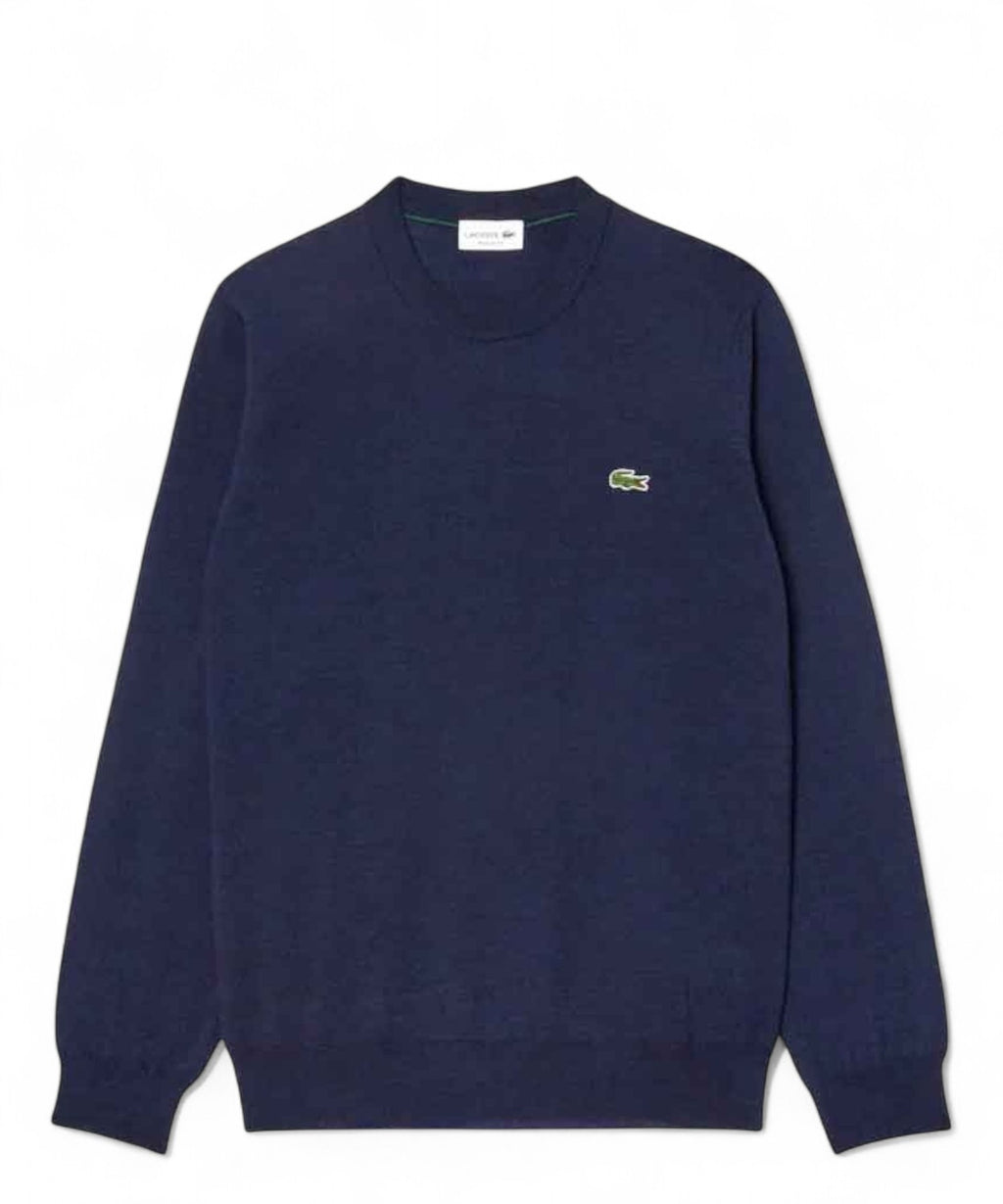 Maglione Lacoste girocollo in misto lana