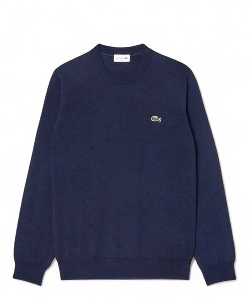 Maglione Lacoste girocollo in misto lana