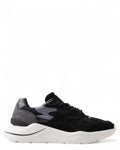 Sneakers FG Mesh Gray in Pelle e Tessuto-D.A.T.E.-Sneakers-Vittorio Citro Boutique
