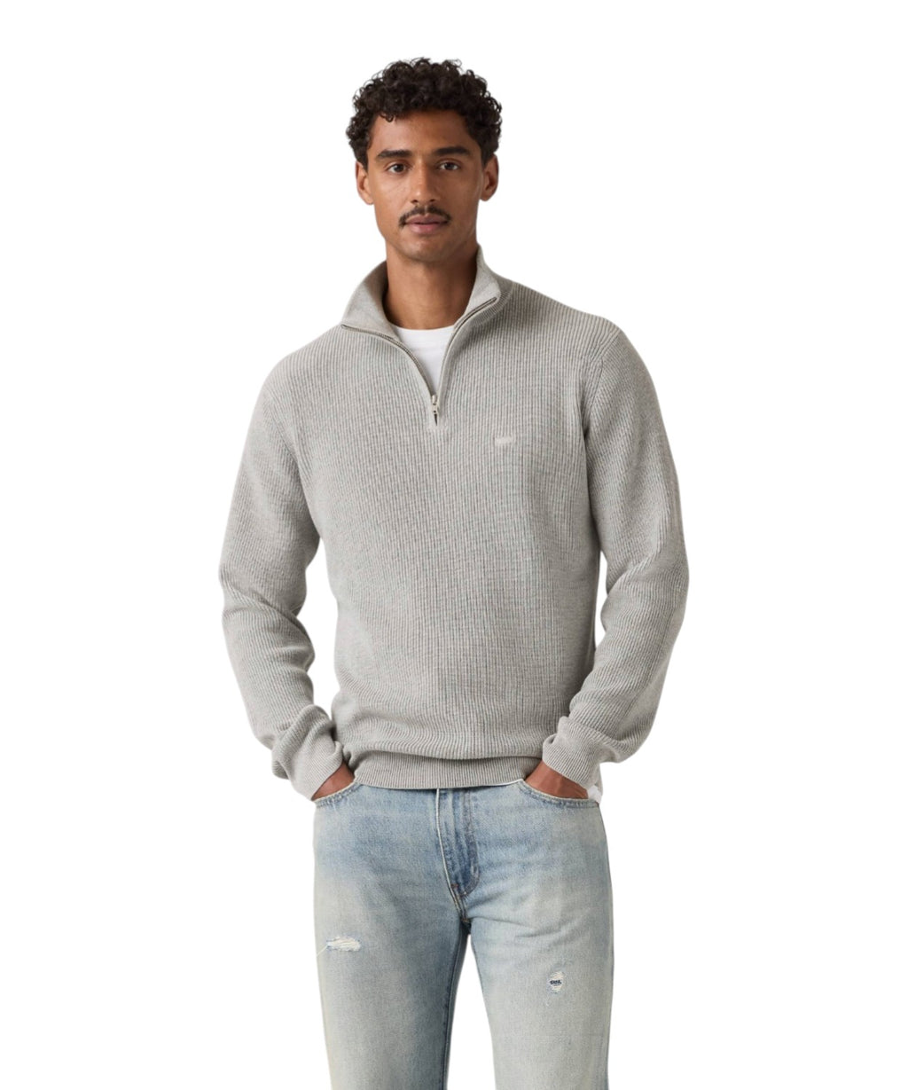 Housemark Cotton Half-Zip Sweatshirt
