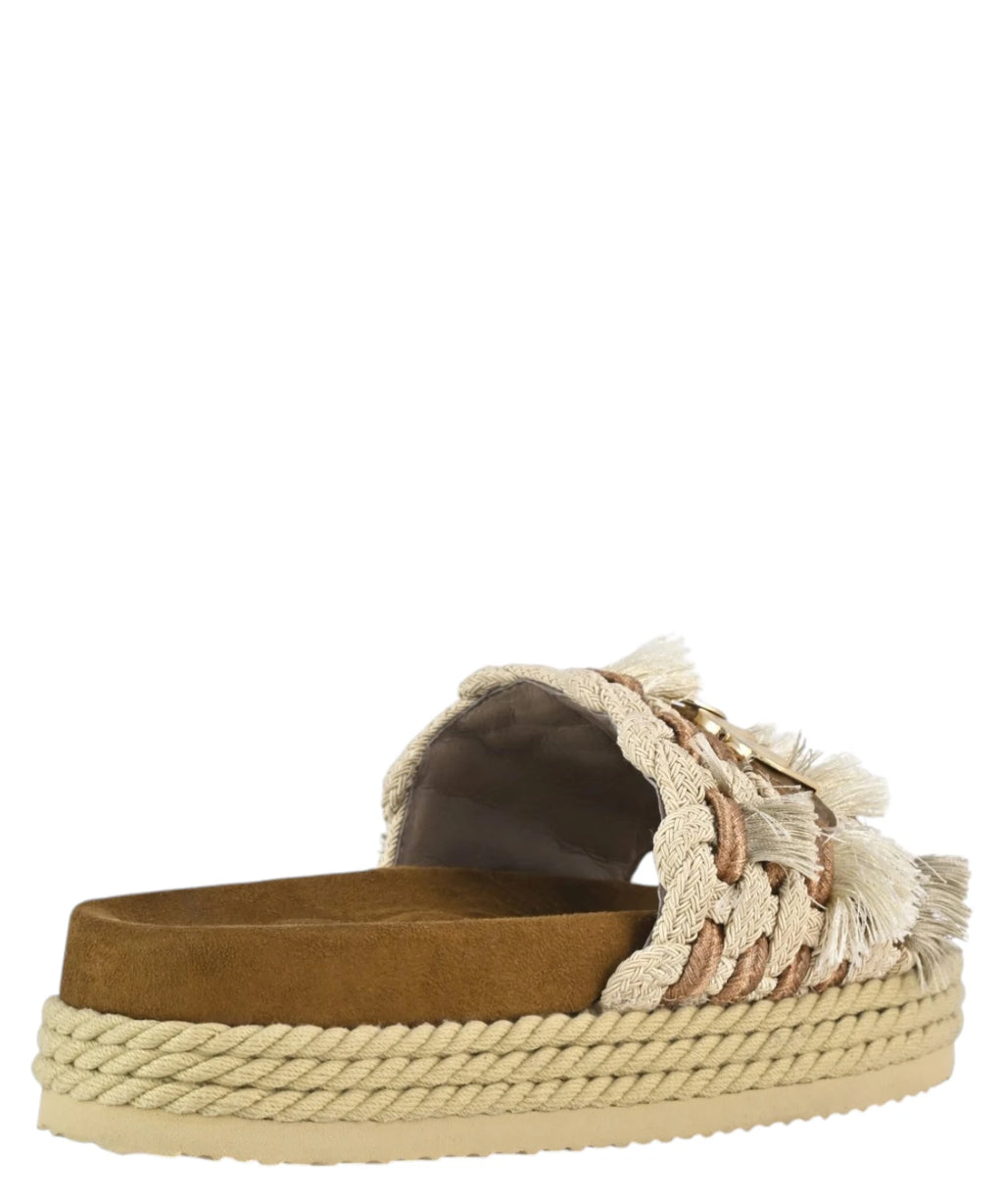 Mou sommer sandaler med frynser