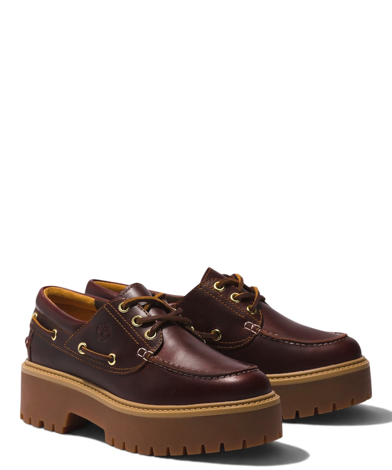Scarpa da Barca Timberland con Plateau in Pelle