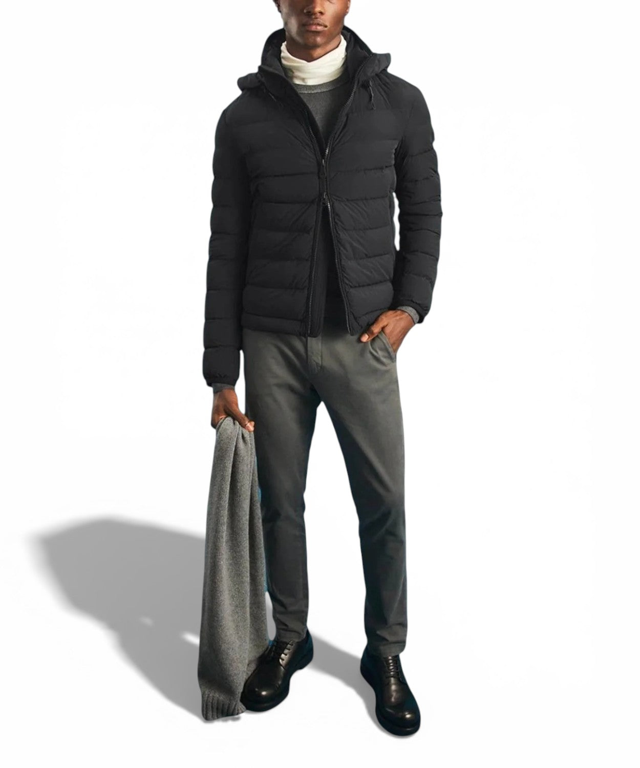 Piumino corto Peuterey BOGGS 04 con cappuccio staccabile