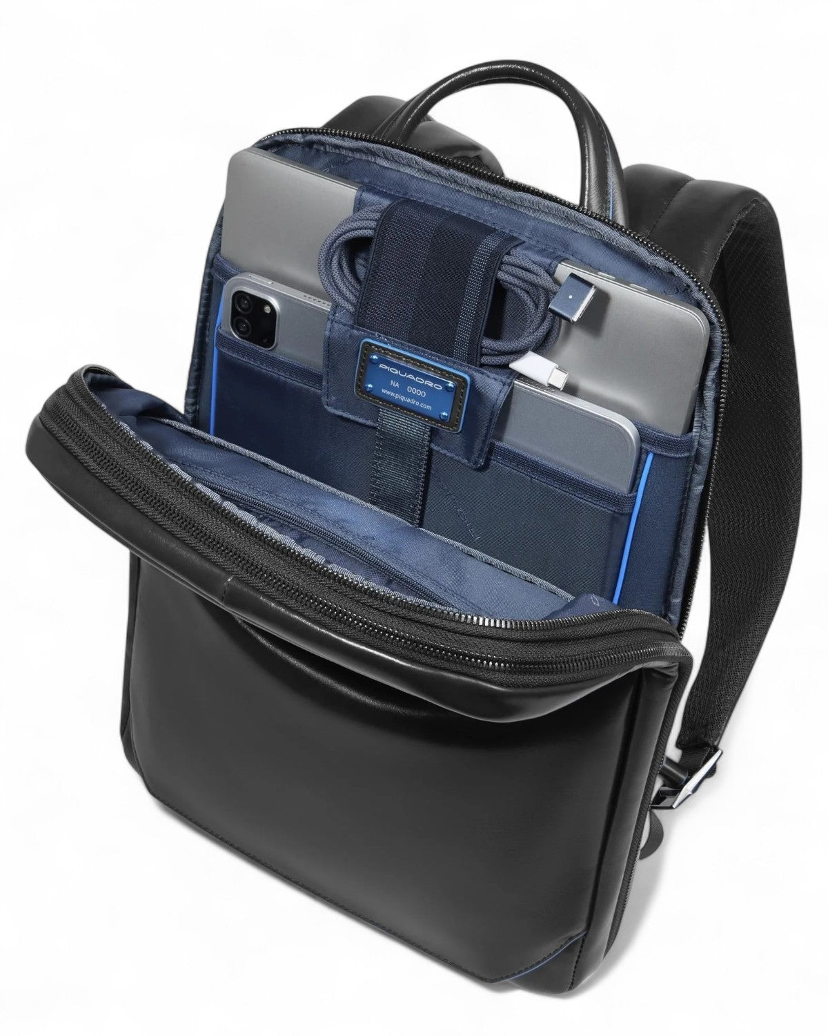 Zaino in Pelle Porta PC 14"-Zaini-Piquadro-Vittorio Citro Boutique