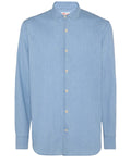 Camicia Pamplona in Chambray Blu Chiaro-Mc2 Saint Barth-Camicie-Vittorio Citro Boutique