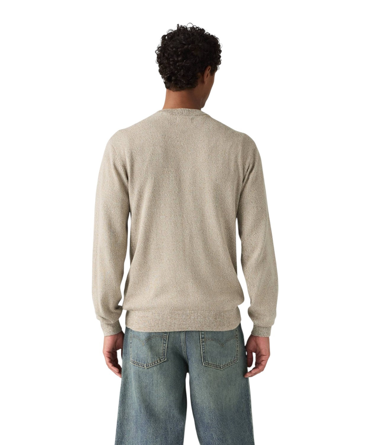 Maglia Leggera in Cotone Girocollo con Logo Housemark