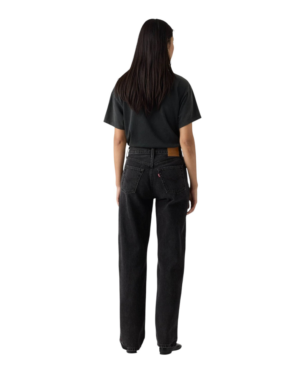 Jeans Easy Dad Donna a Vita Alta Non Stretch