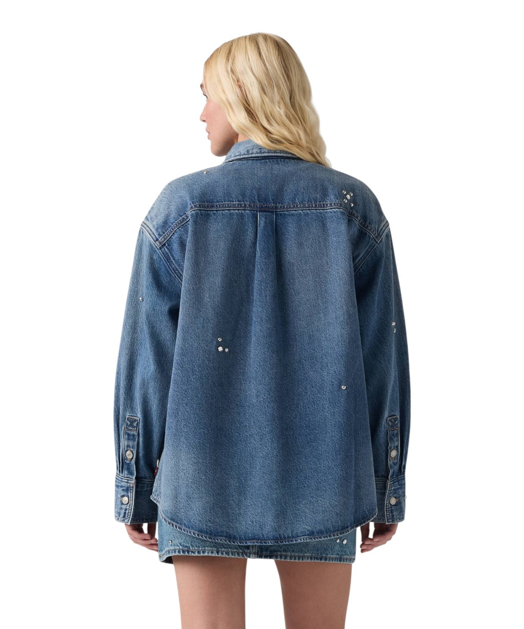 Camicia Denim Leggera in Cotone e Lyocell TENCEL