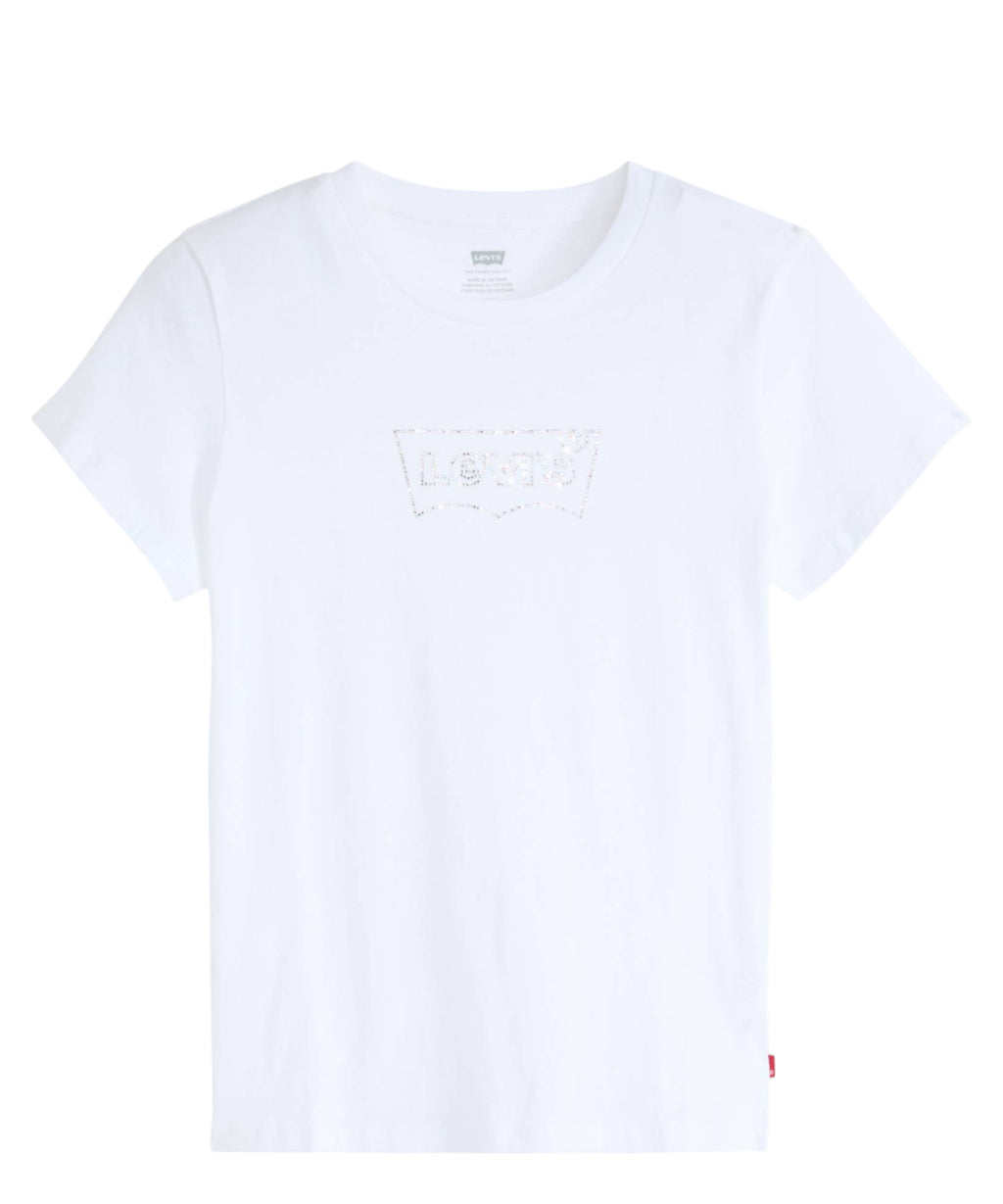 Tričko Levi's The Perfect se štrasem a měkkým kulatým výstřihem