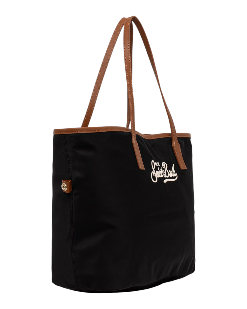 Borsa City in Nylon Nero per Uso Quotidiano