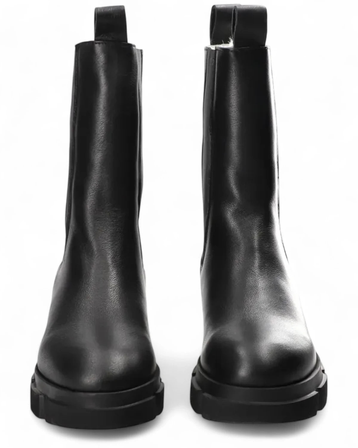 Stivaletti Chelsea Teddy in Pelle-COPENHAGEN-Stivali-Vittorio Citro Boutique