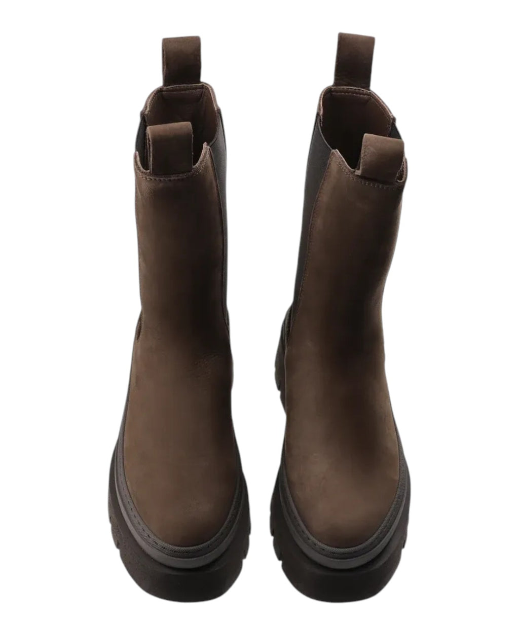 Stivaletti CPH685 Chelsea in Nubuck con Suola Platform