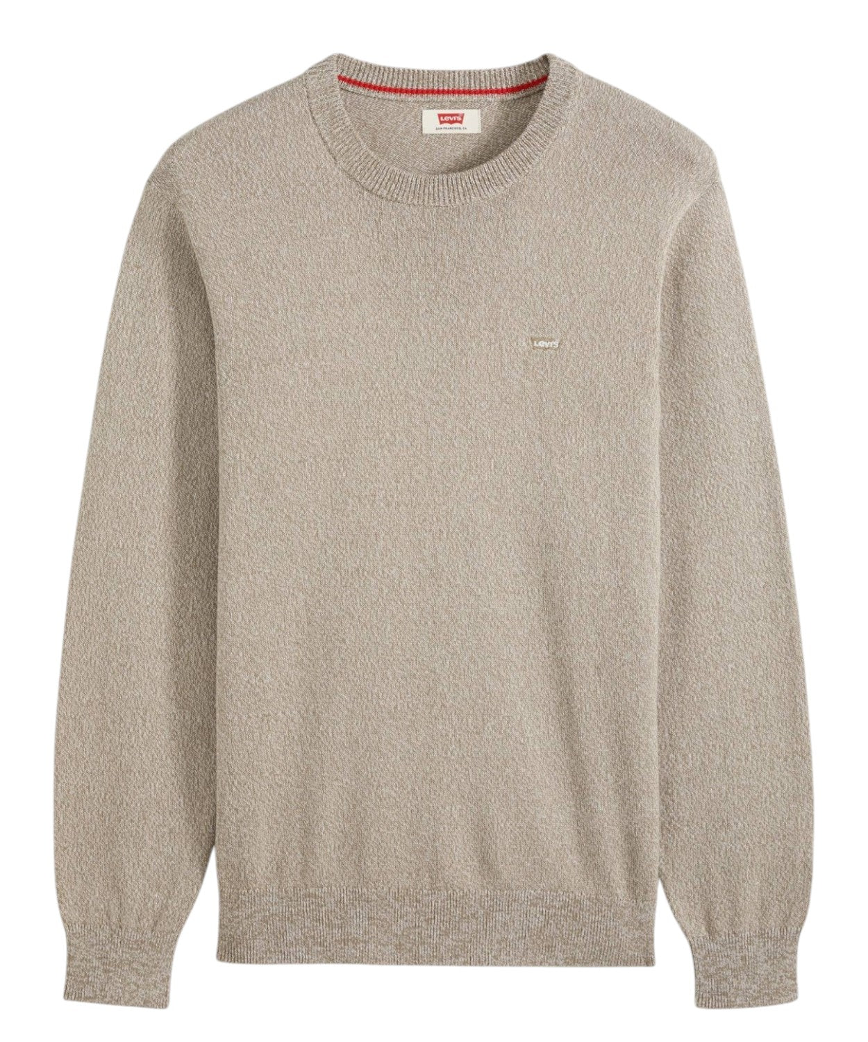 Maglia Leggera in Cotone Girocollo con Logo Housemark