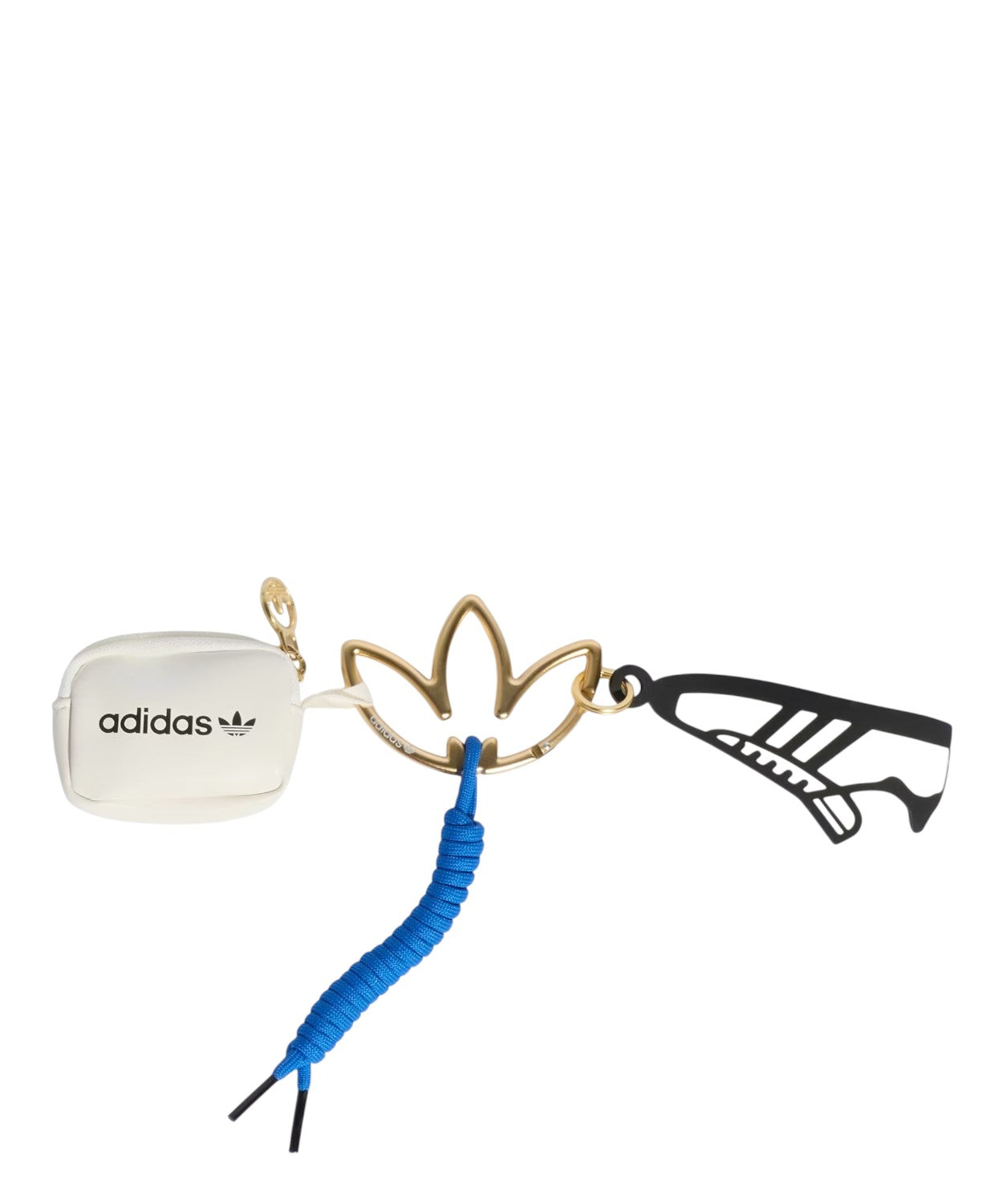 Portachiavi adidas Trefoil con moschettone e zip