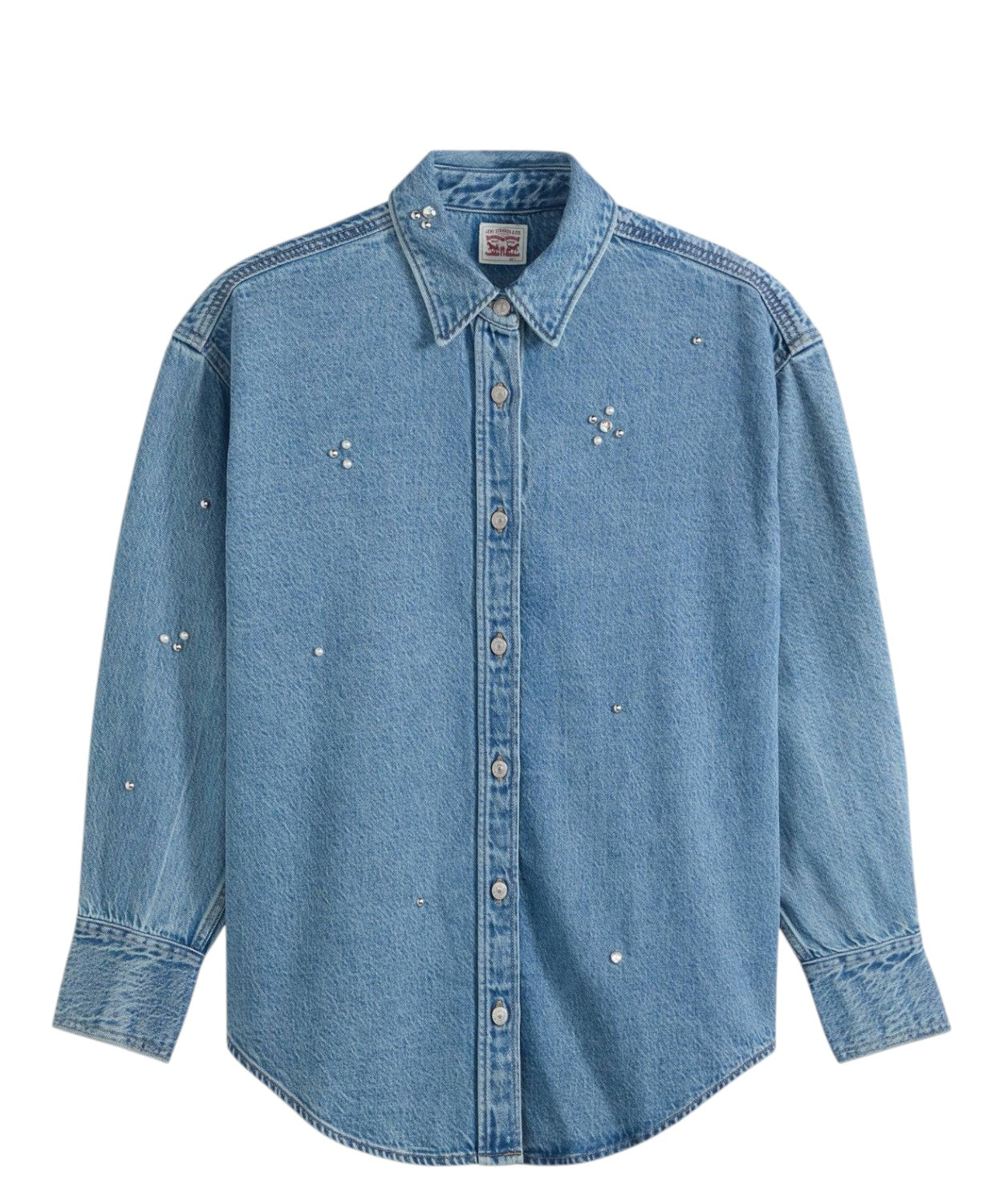 Camicia Denim Leggera in Cotone e Lyocell TENCEL