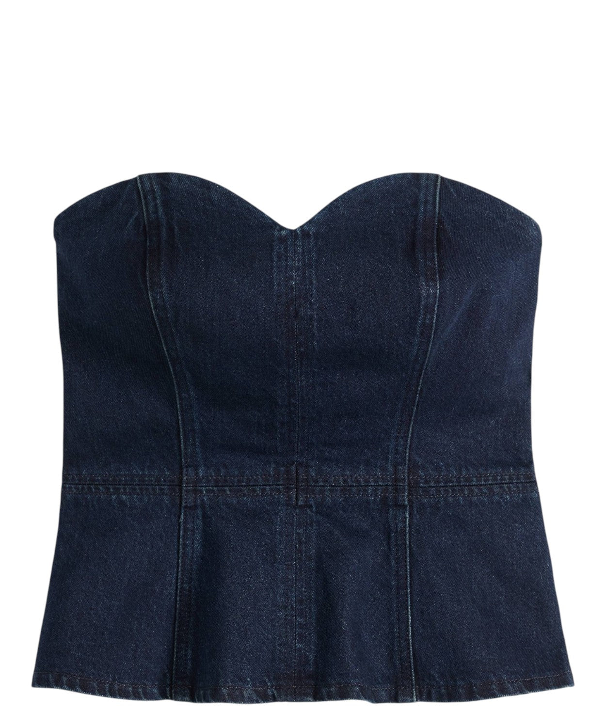 Top Bustier Levi’s Donna in Denim con Scollo Cuore