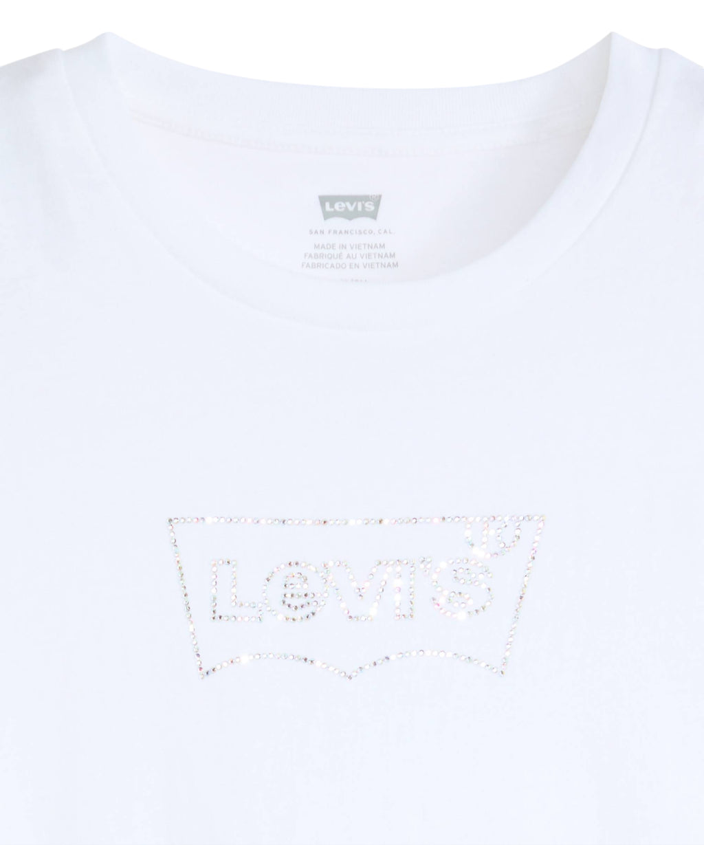 Tričko Levi's The Perfect se štrasem a měkkým kulatým výstřihem