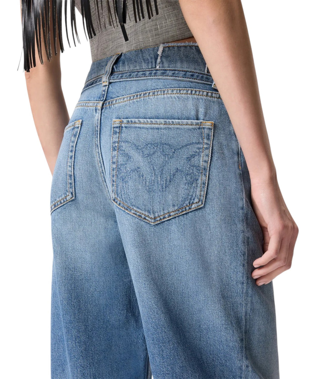 Jeans Balloon Pinko Vita Bassa Estelle Egg