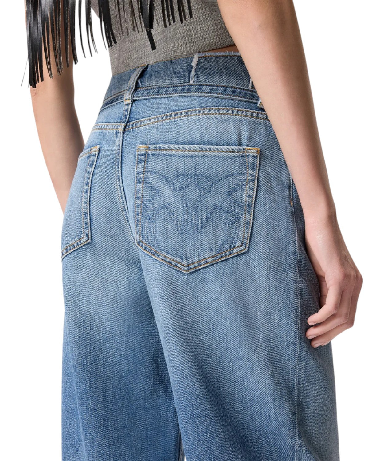 Jeans Balloon Pinko Vita Bassa Estelle Egg