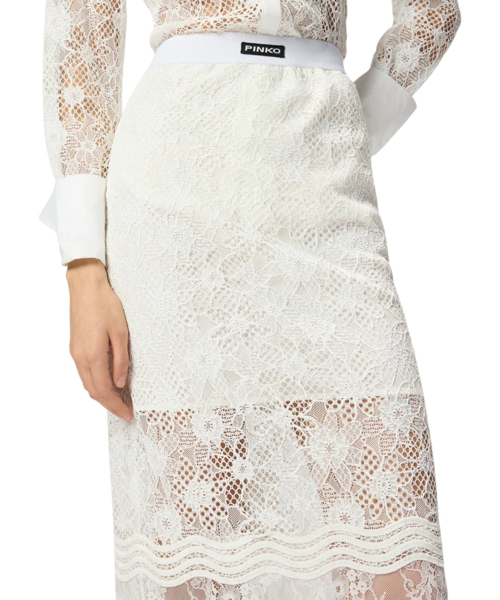 Gonna Midi Pizzo Pinko Harmonie