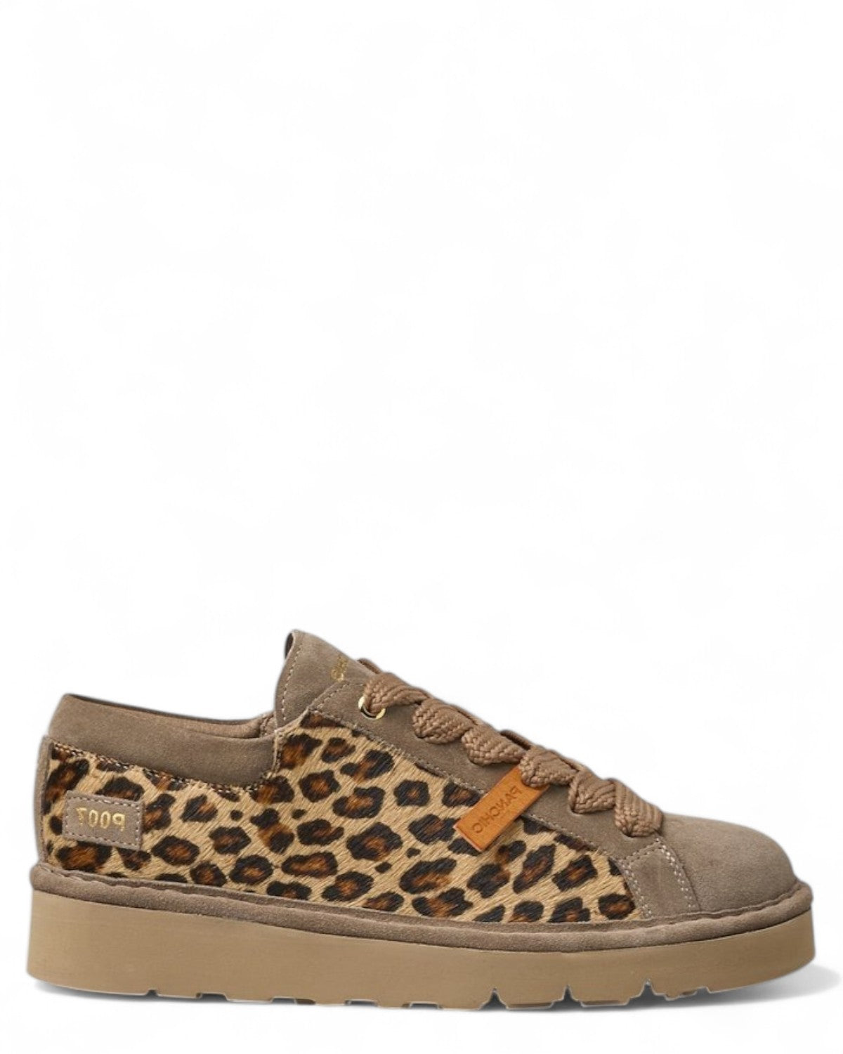 Sneakers P007 in Cavallino e Camoscio Leopardato-PANCHIC-Sneakers-Vittorio Citro Boutique