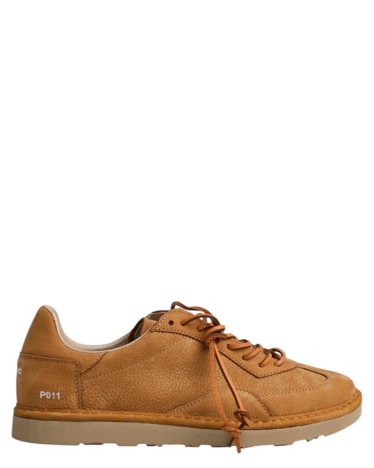 Scarpe allacciate uomo nabuk Brown Sugar Panchic P011