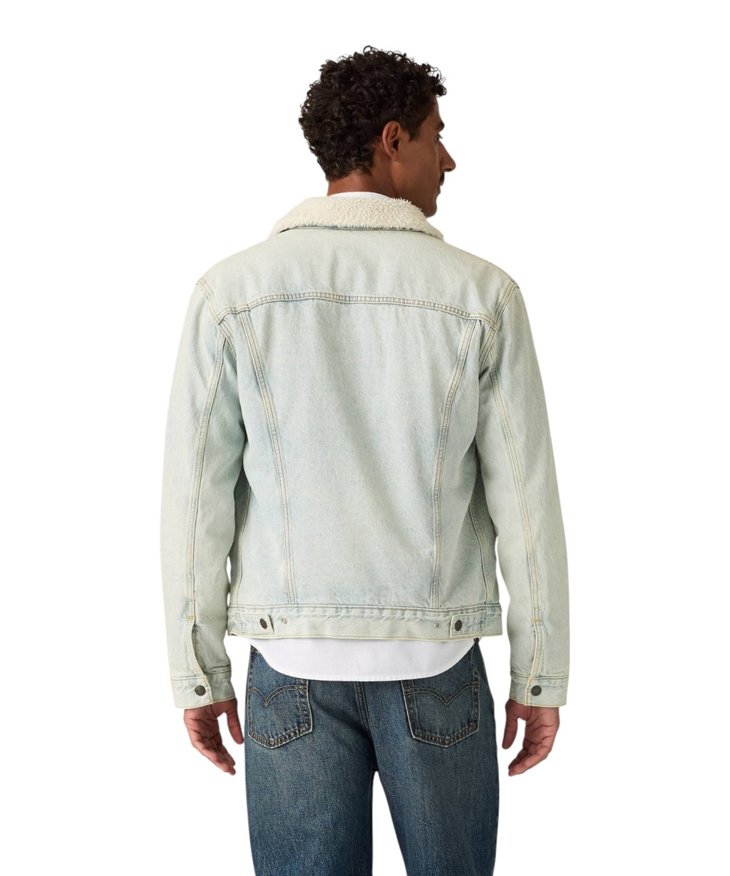 Levi’s Trucker Type III Jeansjacke mit Sherpa-Futter