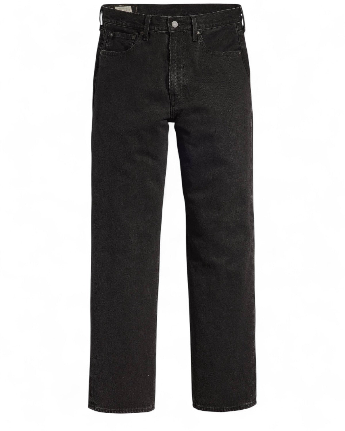 Jeans Loose Straight Levi's 568 neri da uomo, taglio ampio e dritto, stile anni '90, ideali per un look vintage casual e urban.