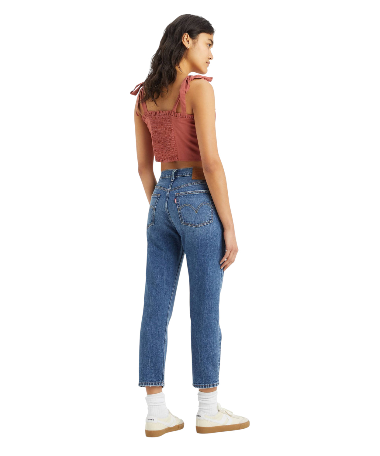 Levi's 501® Crop Jeans Alta Vita con Stretch