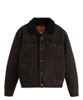 Levi’s Sherpa Trucker Type III Jeansjacke mit Sherpa-Futter