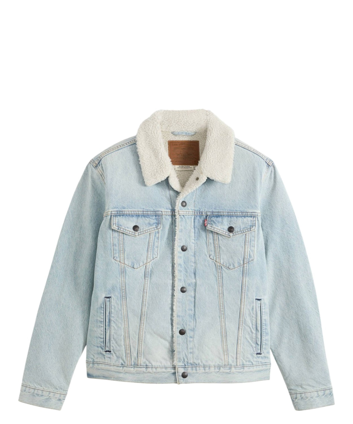 Levi’s Trucker Type III Jeansjacke mit Sherpa-Futter