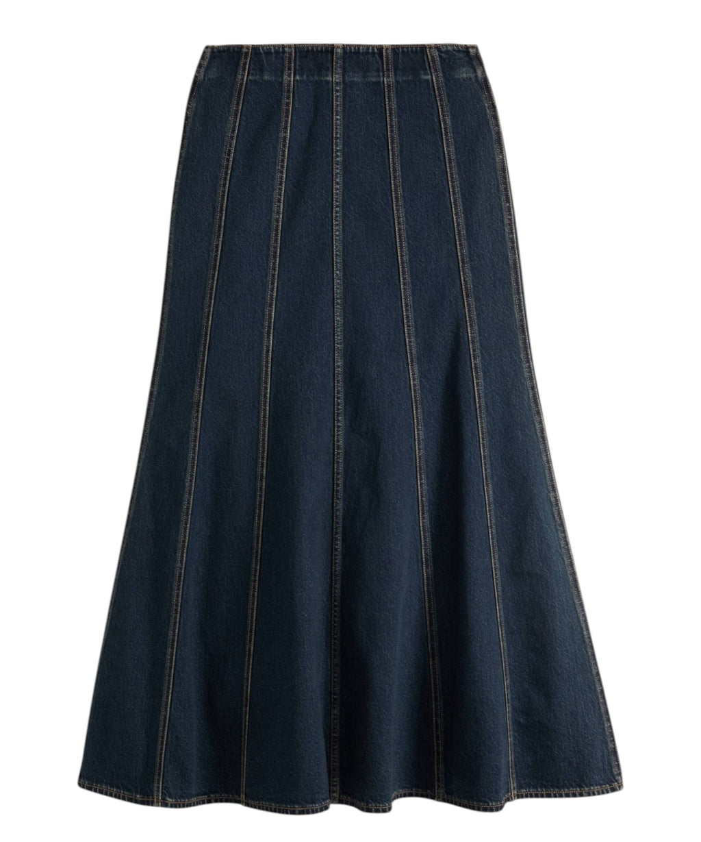 Gonna Levi’s Seamed Flare in Denim di Cotone