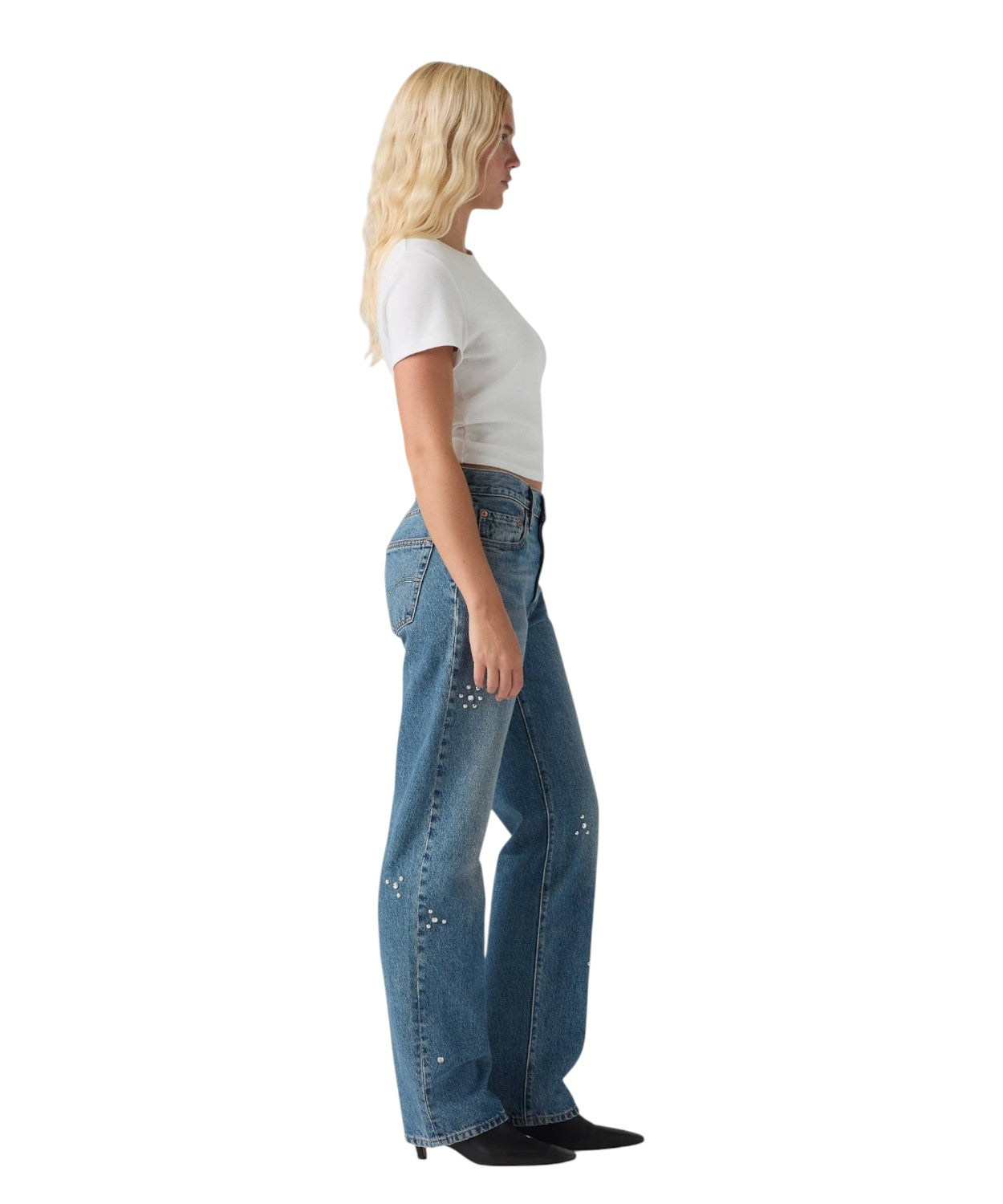 Jeans Levi's 501 '90s Donna a Vita Media e Loose Fit