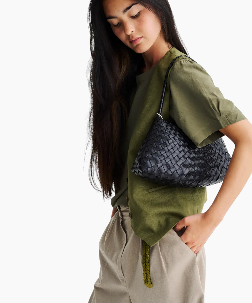 Bolso Dragon Rosanna en piel trenzada