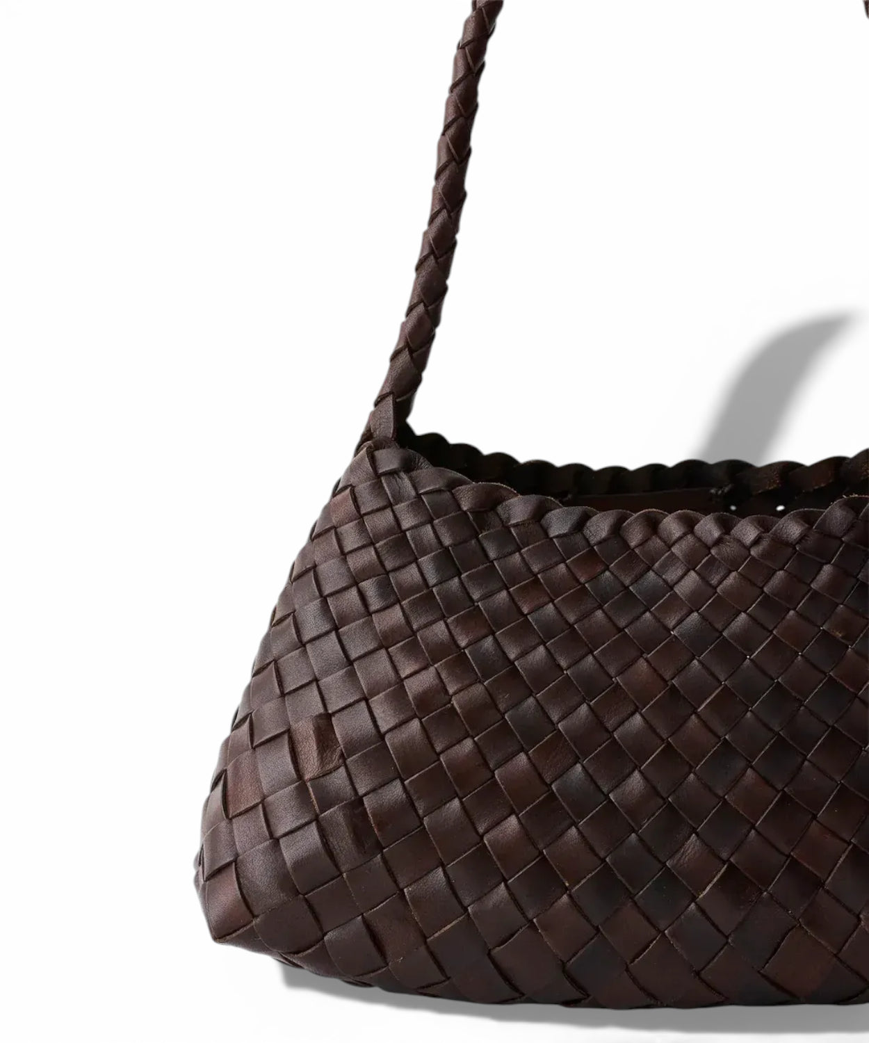 Dragon Borsa Pelle Intrecciata Rosanna